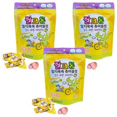 JALKTON 孩童維他命D鈣鋅咀嚼錠 葡萄口味, 15顆, 3袋