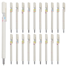 Mungudam 高級自動鉛筆 0.5mm 10支, 2套, 白色