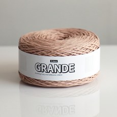 Linea GRANDE棉質編織線 300g+包包編織影片, 讓·米色 (1306), 317m