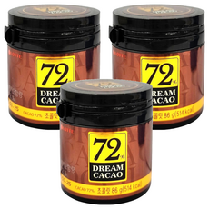 LOTTE 樂天 72% 骰子巧克力, 濃郁醇厚口感, 獨立包裝方便攜帶, 86g, 3罐