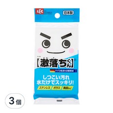 LEC 激落君 免清潔劑海綿, 3個