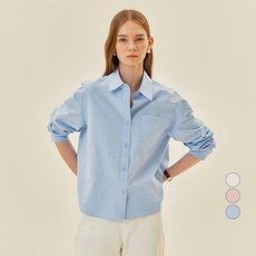 MIND BRIDGE 女款棉質寬鬆牛津襯衫 MZWS0203