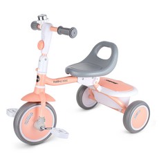 조코 폴딩 미니 유아동 세발자전거, 핑크그레이, 1개