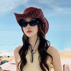 페이퍼먼츠 스타일리쉬 보헤미안 패턴 사파리 모자 10336