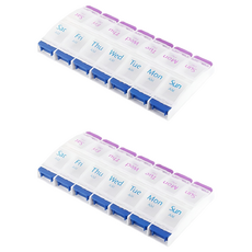 DAILYSHARE 每日一鍵式藥盒, 2個