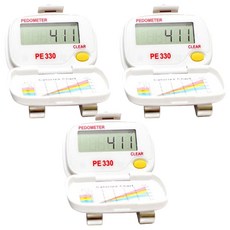 新宇電子3D加速度傳感器計步器 PE330, 白色, 3個
