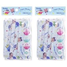 Skater 蠟筆小新兒童口罩 4歲以上 9 x 14.5cm, 10片, 2組, 蠟筆小新