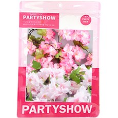 PARTYSHOW 人造櫻花掛飾 180cm 2件組, 1套, 粉紅色, 淺粉紅色