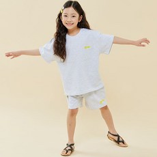 바브키즈 아동용 통기성 밴드 스마일 상하의 세트