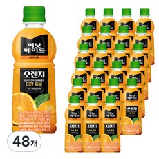 미닛메이드 시그니처 오렌지 주스, 350ml, 48개