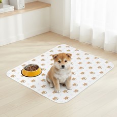 Petconomy 可水洗柴犬狗狗尿墊, 白色, 1個