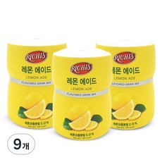 RICHIS 檸檬水即溶粉, 550g, 1罐, 9罐