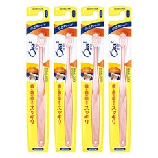 Ora2 愛樂齒 高彈力牙刷 中性毛 顏色隨機, 1入, 4支