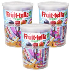 Fruit-tella 優格風味軟糖, 590g, 3桶
