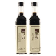 올가홀푸드 우리콩 진간장, 420ml, 2개
