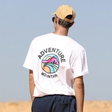 플루크 남여공용 통기성 서클마운틴 반팔 티셔츠 FST142