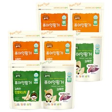 Pure Eat 手指長條蔬菜棒餅乾4種組合, 甜南瓜, 紫地瓜, 洋蔥, 青花菜, 1組