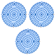 s-sportplus+ 圓形指壓板 h13001001-02 小(35cm), 藍色, 3個