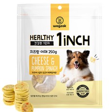 와그작 강아지 건강한 육포, 혼합맛(치즈/야채), 250g, 1개