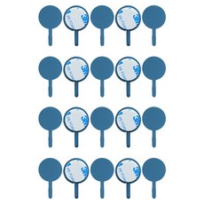 World Clean 馬卡龍黏貼式掛鉤, 海軍藍, 20個