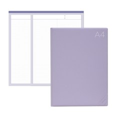 there's A4文件夾 + A4筆記本 2入, 1套, 薰衣草紫