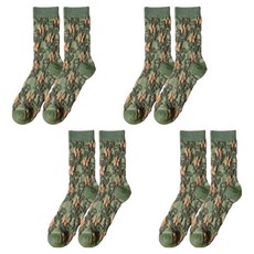 소니오 여성용 그리너리 패션 양말 4켤레 세트