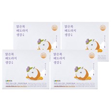 루킨 맑은목 배도라지 생강 스틱, 252ml, 4개