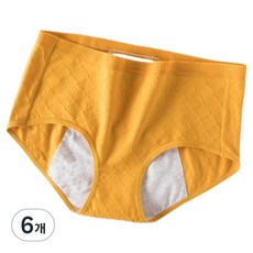 행복드림 편리한 누설방지 향균 방수 요실금 안심 팬티 베이지, 중형, 6개, 1매입