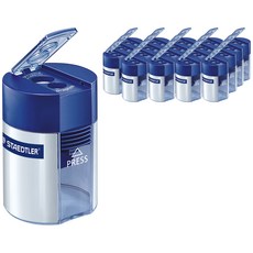 STAEDTLER 施德樓 附蓋雙孔 512 削鉛筆機, 20個, Blue(藍色)