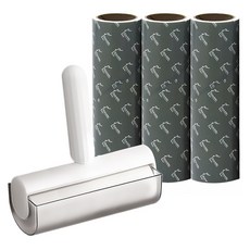 Home&Me Essential 斜切式除塵滾筒 手柄 + 外殼 + 4入補充包組合, 1套