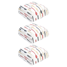 食物罩 Set, 中方形 紅色, 1組