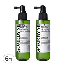 썸바이미 시카 펩타이드 안티 헤어로스 더마 스칼프 토닉, 150ml, 6개