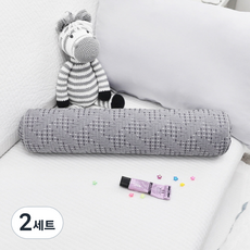 베드앤데코 에브리데이 경추 목베개 + 솜 세트, 디오네그레이, 2세트