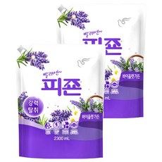 碧珍 去味衣物柔軟精 薰衣草花園 補充包, 2.3L, 2包