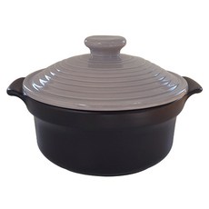 韓式砂鍋 深灰色, 1600毫升, 1個