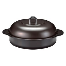 Takagi Metal 高木金屬 鑄鐵熱石烤番薯鍋 萬能鍋 31 x 26.5 x 13cm 2350g, 1個