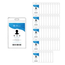 YUHU PVC 防水名牌 直式 P6656, 48入, 混合顏色