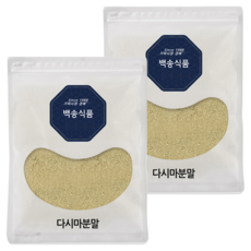 백송식품 완도 다시마가루, 1kg, 2개