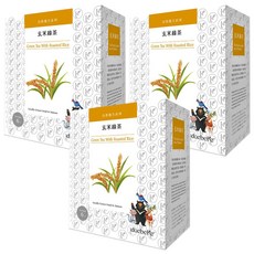 daebete 茶米茶 自然複方 玄米綠茶茶包 Set 嚴選台梗八號稻米 香濃飽滿 茶香和米香結合, 3g, 6包, 3盒