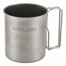 UNIFLAME 單層鈦杯 450, 鈦合金 灰色, 1個