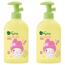 그린핑거 마이키즈 플러스 산리오 저자극 바디워시, 320ml, 2개