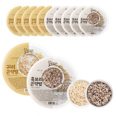 칼로리반 즉석곤약밥 세트 귀리 190g + 흑보리 190g, 6세트