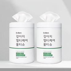 Dr.Blank 狗狗多功能護理散步濕紙巾 圓筒型, 2個, 100入