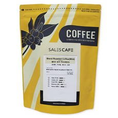 SALES CAFE 中深烘焙濃縮綜合咖啡, 無研磨咖啡豆, 500g, 1包