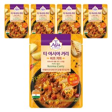 티아시아키친 비프 키마 커리, 170g, 5개