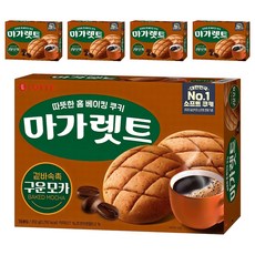 롯데웰푸드 마가렛트 구운모카, 352g, 5개