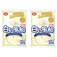 KAMEDA 龜田製菓 白風船米果 牛奶口味 15包入, 57g, 2袋