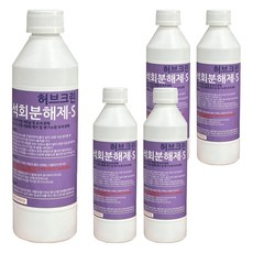 Herb Clean 磁磚排水孔清潔用水垢分解劑 S, 5個, 500ml