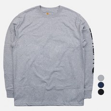 칼하트 남성용 루즈 핏 헤비웨이트 면 긴팔티