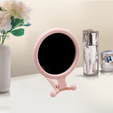 2倍放大鏡折疊化妝鏡, 粉色的